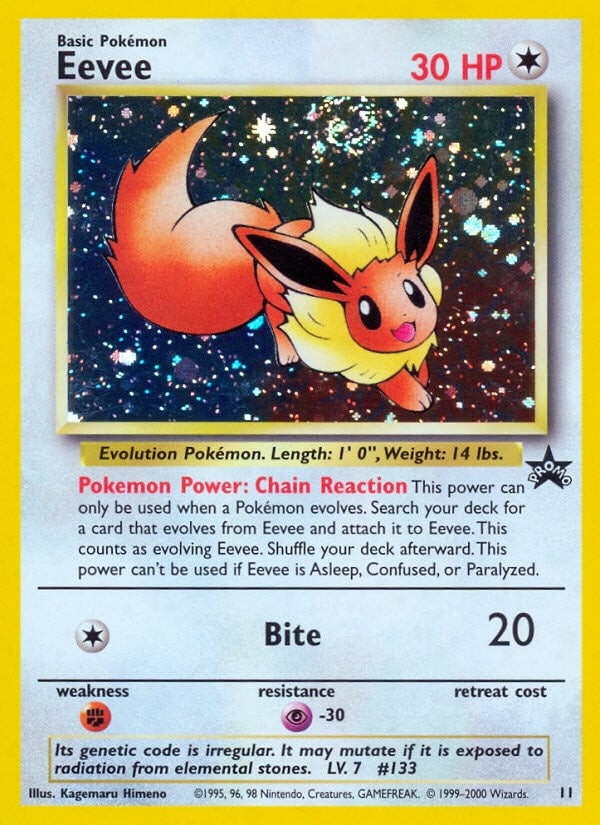Image for Eevee (11/53) [WoTC Promo] - Pokemon