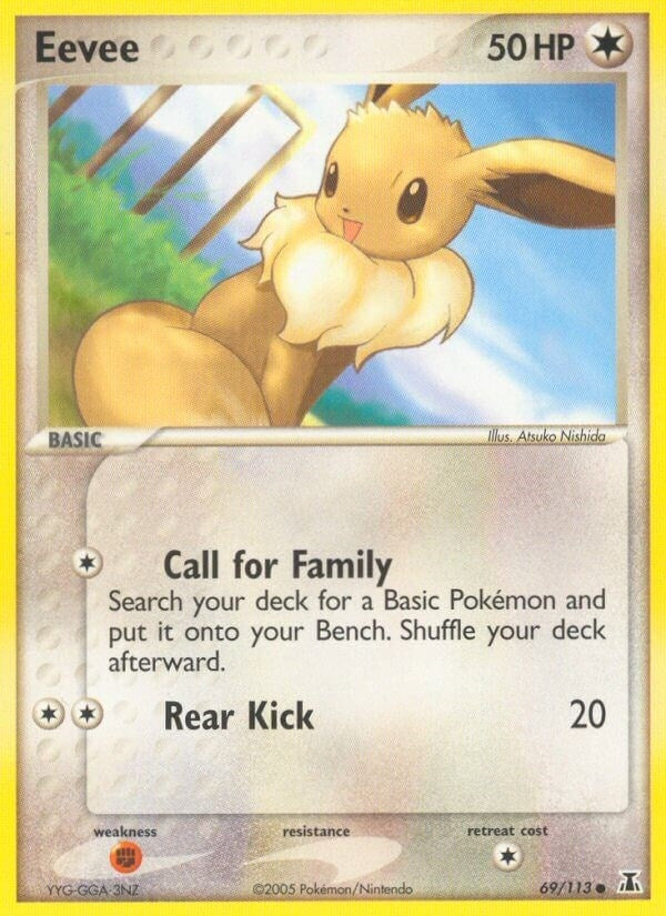 Image for Eevee (69/113) [Delta Species] - Pokemon