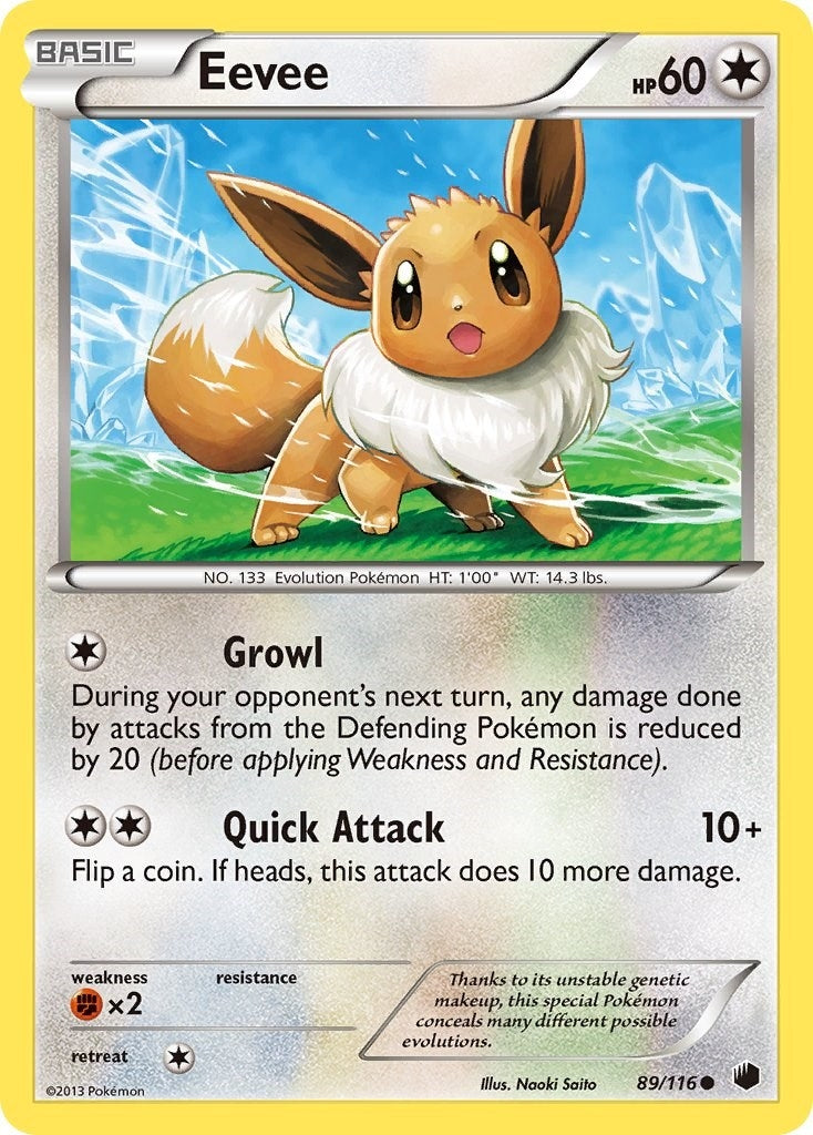 Image for Eevee (89) (89/116) [Plasma Freeze] - Pokemon