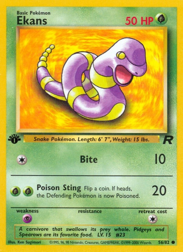 Image for Ekans (56/82) [Team Rocket] - Pokemon
