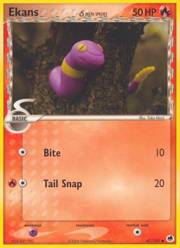 Image for Ekans (Delta Species) (47/101) [Dragon Frontiers] - Pokemon