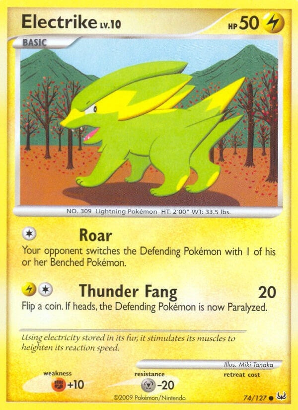 Image for Electrike (74/127) [Platinum] - Pokemon