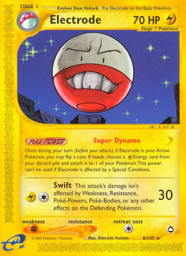 Image for Electrode (008/147) [Aquapolis] - Pokemon