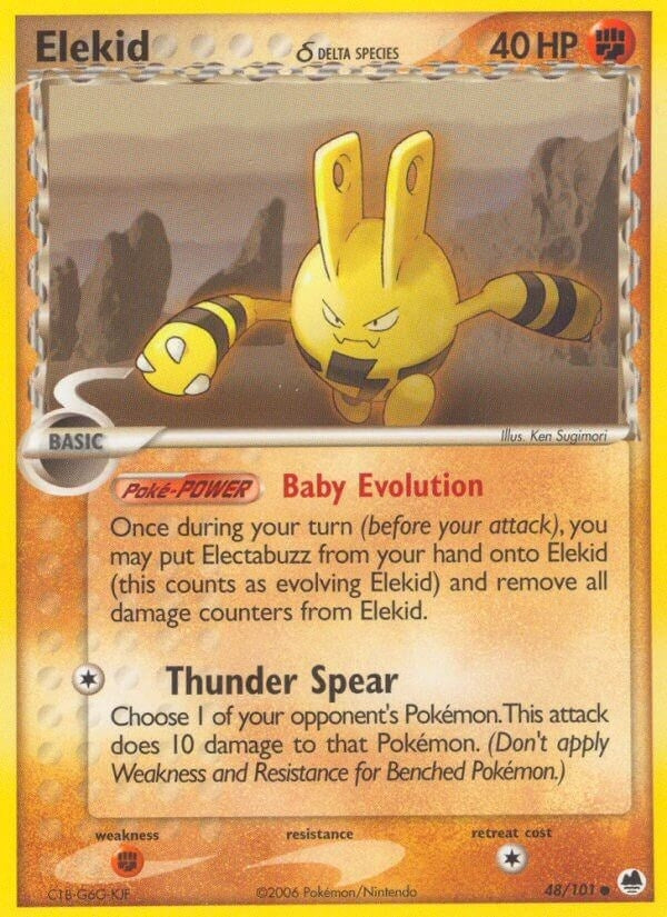 Image for Elekid (Delta Species) (48/101) [Dragon Frontiers] - Pokemon
