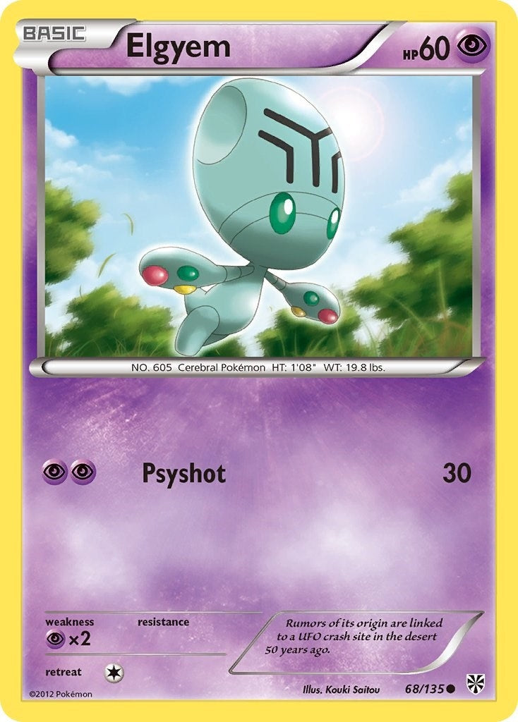 Image for Elgyem (68) (68/135) [Plasma Storm] - Pokemon
