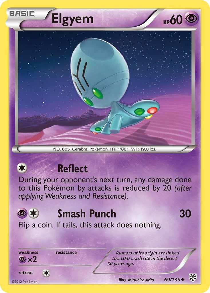 Image for Elgyem (69) (69/135) [Plasma Storm] - Pokemon