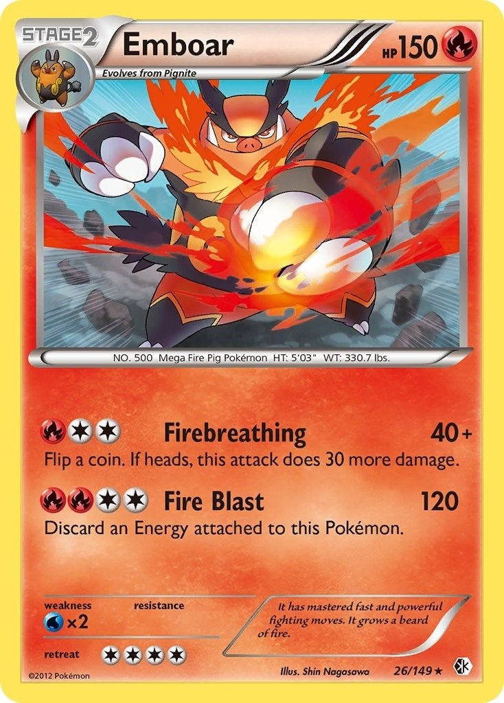 Image for Emboar (26/149) [Boundaries Crossed] - Pokemon