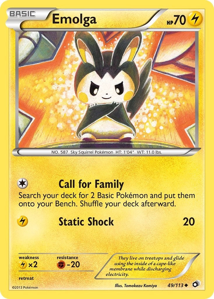Image for Emolga (49/113) [Legendary Treasures] - Pokemon