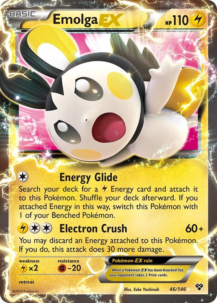 Image for Emolga EX (46/146) [XY Base Set] - Pokemon