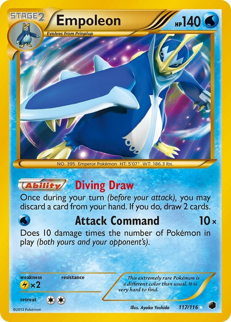 Empoleon (117 Secret Rare) (117/116) [Plasma Freeze]
