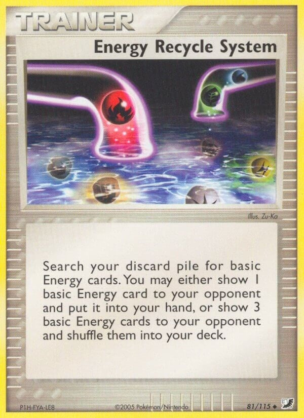 Image for Energy Recycle System (81/115) [Unseen Forces] - Pokemon