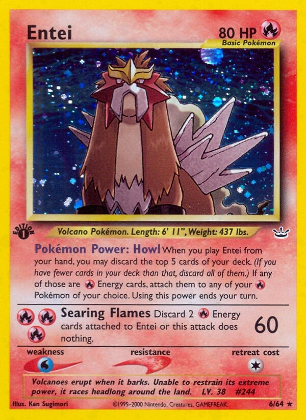 Image for Entei (6) (06/64) [Neo Revelation] - Pokemon