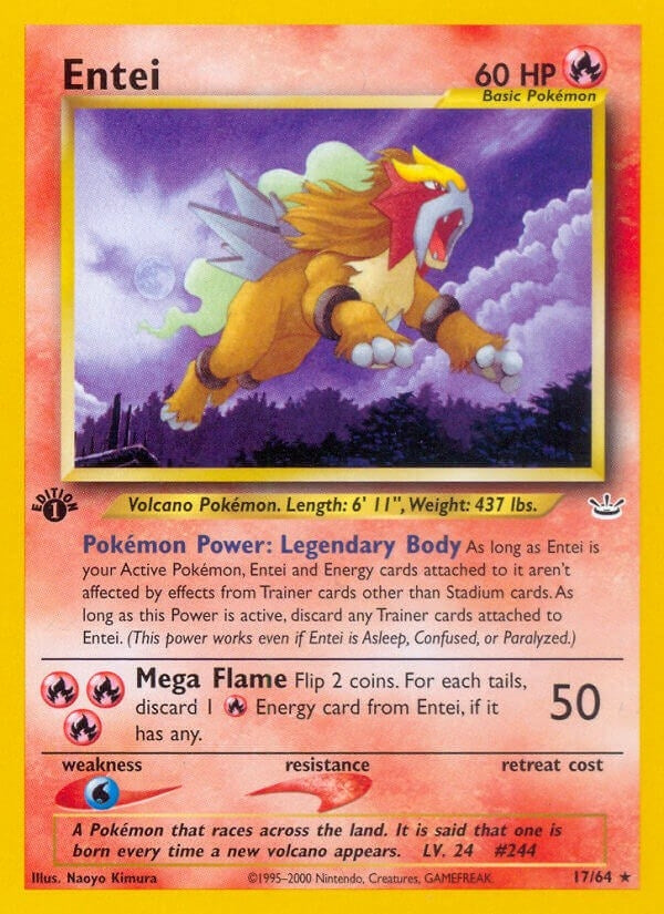 Image for Entei (17) (17/64) [Neo Revelation] - Pokemon