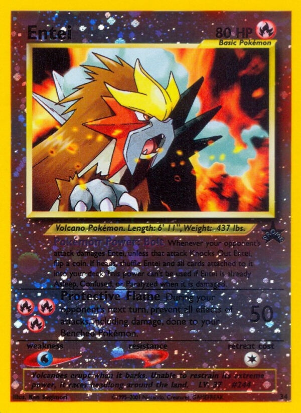 Image for Entei (34/53) [WoTC Promo] - Pokemon