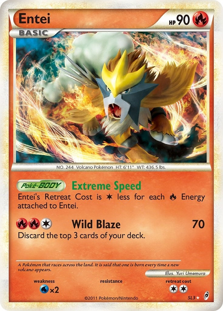 Image for Entei (Shiny) (SL3) [Call of Legends] - Pokemon