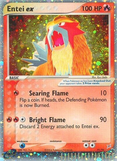 Image for Entei ex (91/95) [Team Magma vs Team Aqua] - Pokemon