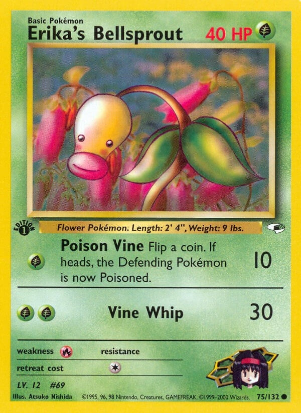 Image for Erika's Bellsprout (75) (075/132) [Gym Heroes] - Pokemon