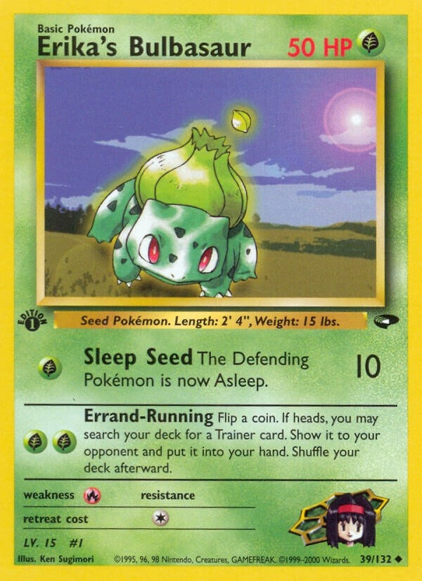 Image for Erika's Bulbasaur (039/132) [Gym Challenge] - Pokemon