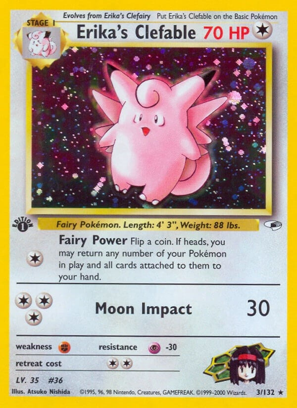 Image for Erika's Clefable (003/132) [Gym Heroes] - Pokemon
