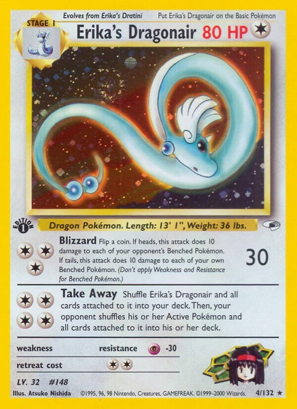 Image for Erika's Dragonair (004/132) [Gym Heroes] - Pokemon