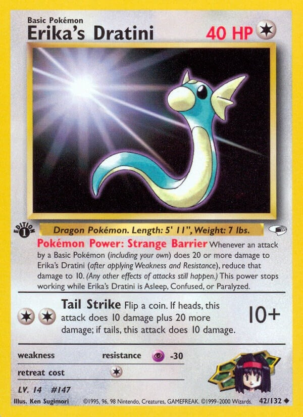Image for Erika's Dratini (042/132) [Gym Heroes] - Pokemon