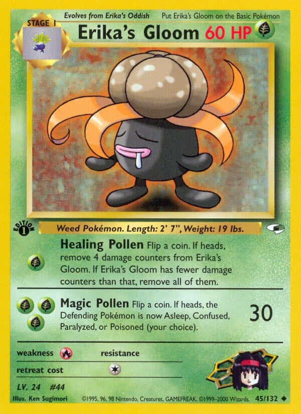 Image for Erika's Gloom (45) (045/132) [Gym Heroes] - Pokemon