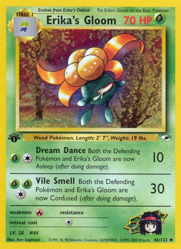 Image for Erika's Gloom (46) (046/132) [Gym Heroes] - Pokemon