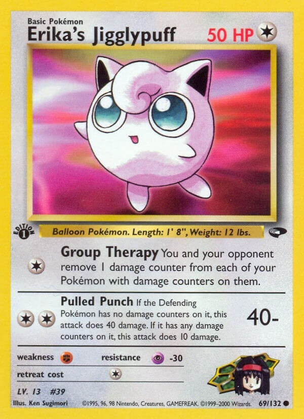 Image for Erika's Jigglypuff (069/132) [Gym Challenge] - Pokemon