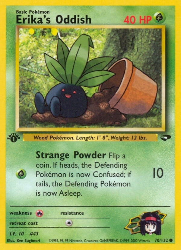 Image for Erika's Oddish (070/132) [Gym Challenge] - Pokemon