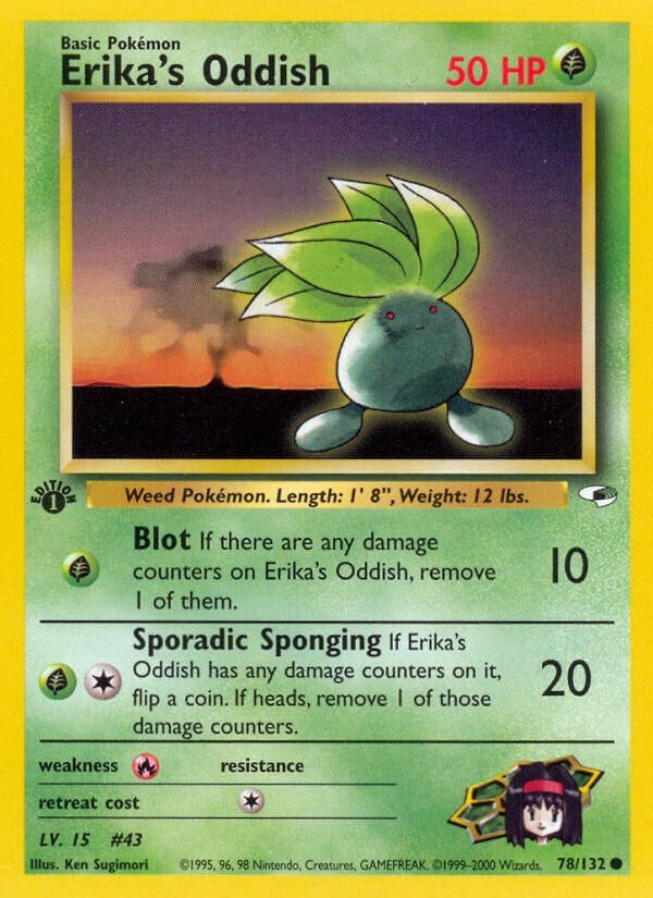 Image for Erika's Oddish (78) (078/132) [Gym Heroes] - Pokemon
