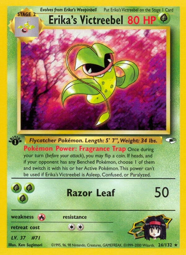 Image for Erika's Victreebel (026/132) [Gym Heroes] - Pokemon