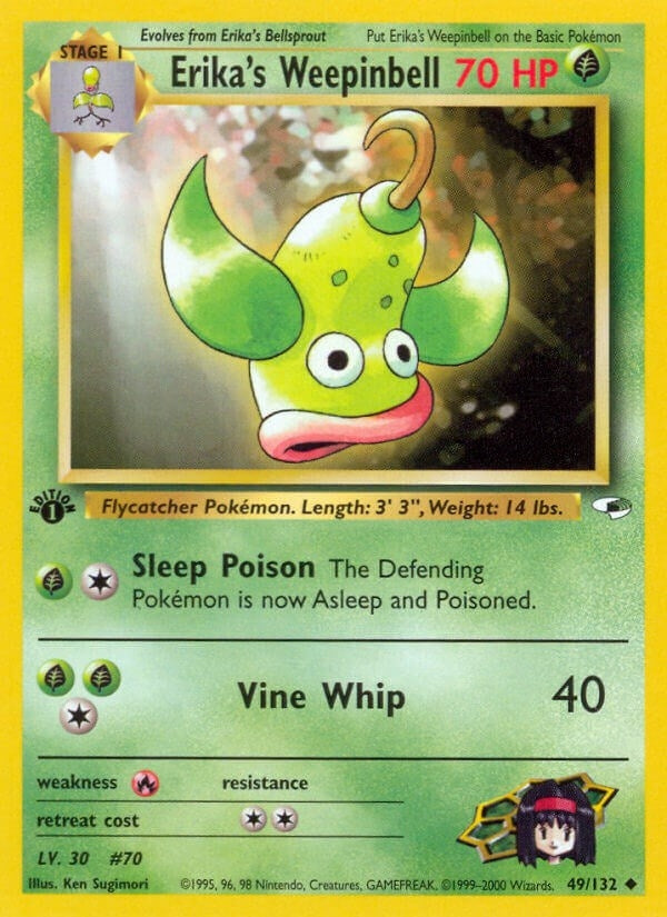 Image for Erika's Weepinbell (49) (049/132) [Gym Heroes] - Pokemon
