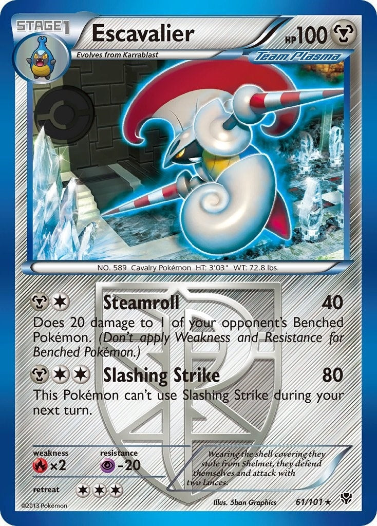 Image for Escavalier (Team Plasma) (61/101) [Plasma Blast] - Pokemon