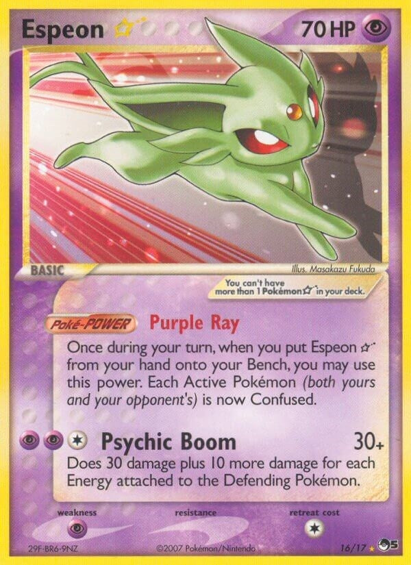 Image for Espeon Star (016/017) [POP Series 5] - Pokemon