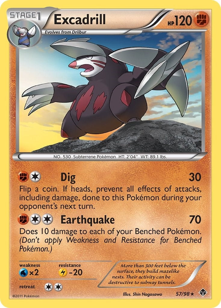 Image for Excadrill (57) (57/98) [Emerging Powers] - Pokemon