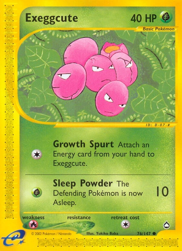 Image for Exeggcute (76) (076/147) [Aquapolis] - Pokemon