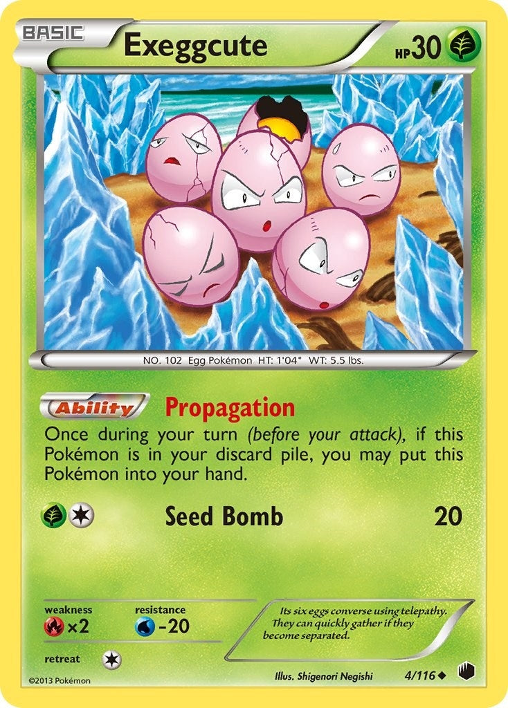 Image for Exeggcute (4/116) [Plasma Freeze] - Pokemon