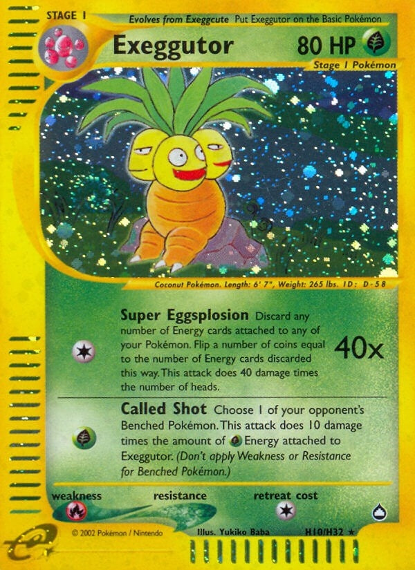 Image for Exeggutor (H10) (H10/H32) [Aquapolis] - Pokemon