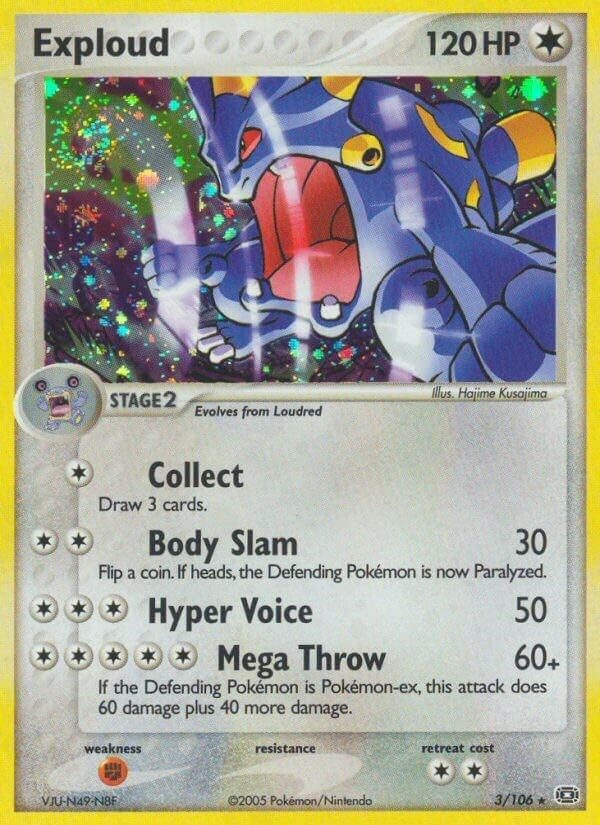 Image for Exploud (3/106) [Emerald] - Pokemon