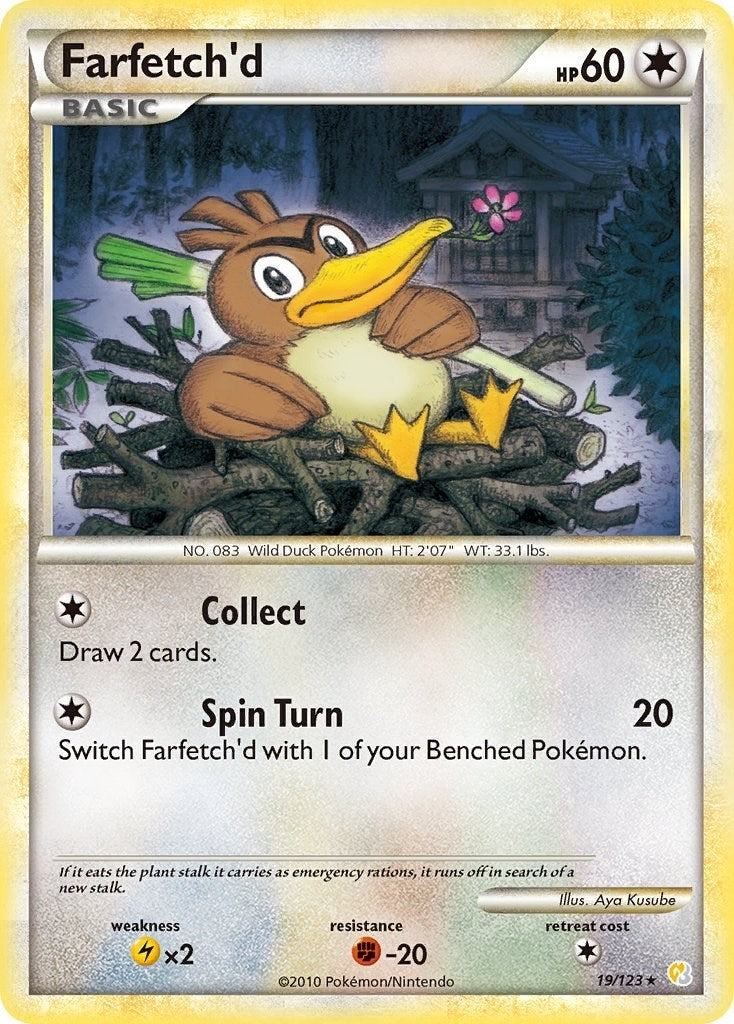 Image for Farfetch'd (19/123) [HeartGold SoulSilver] - Pokemon