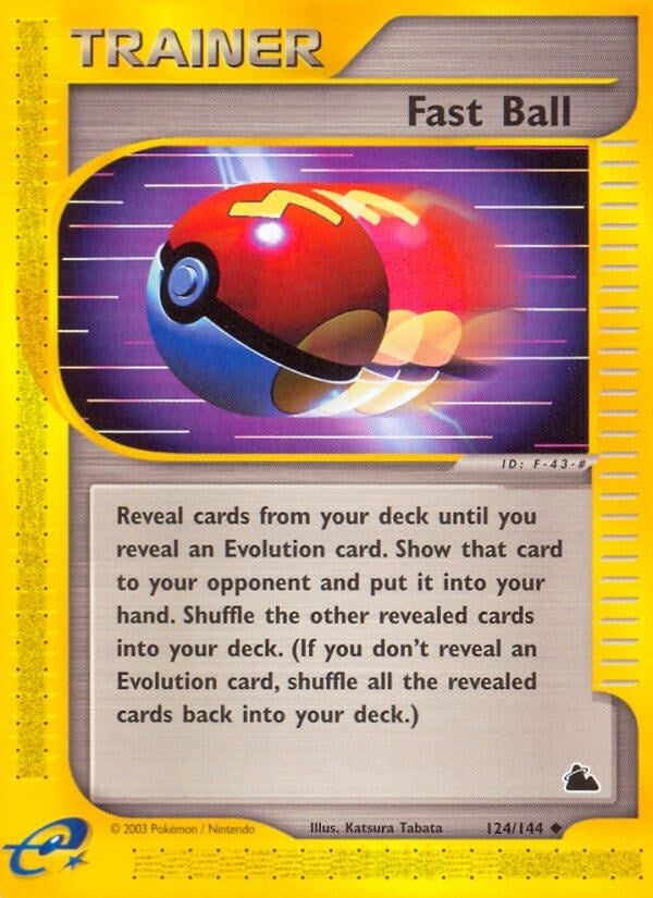 Image for Fast Ball (124/144) [Skyridge] - Pokemon