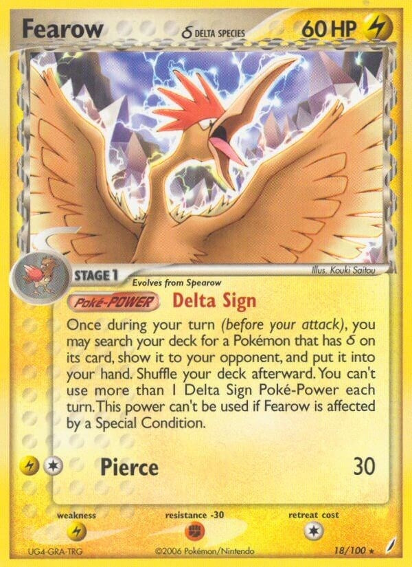 Image for Fearow (Delta Species) (18/100) [Crystal Guardians] - Pokemon