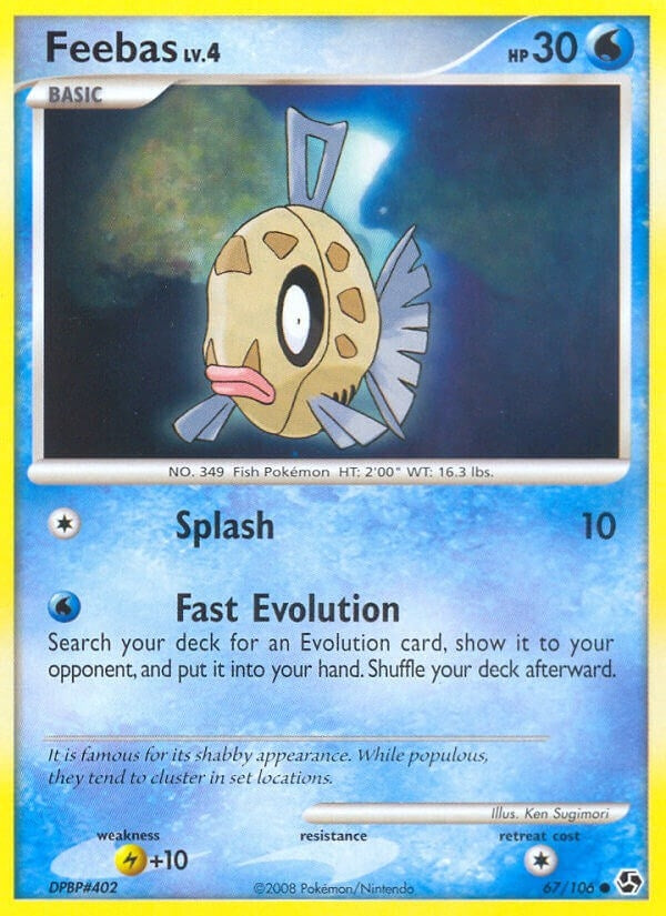 Image for Feebas (67/106) [Great Encounters] - Pokemon