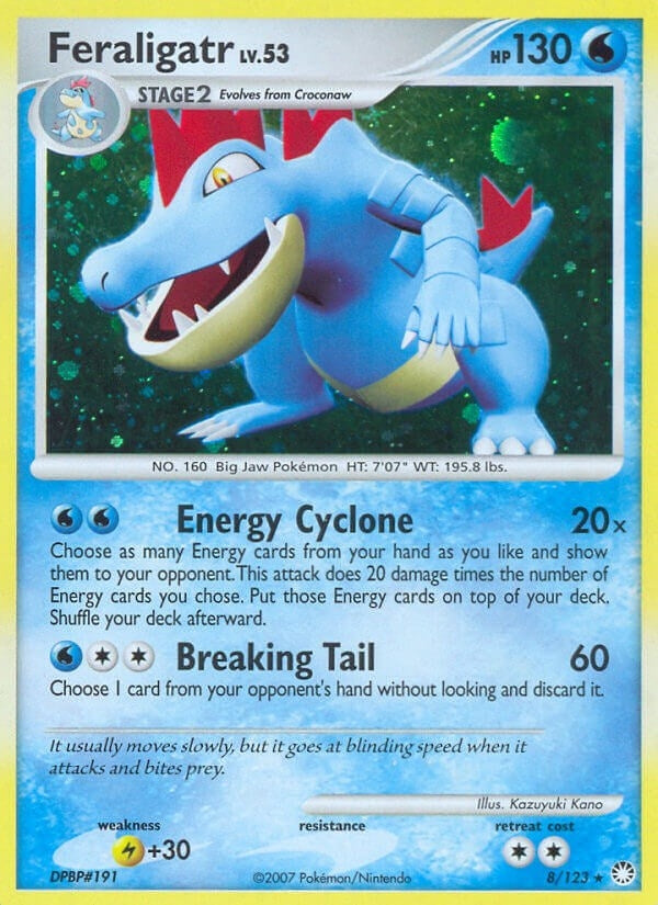 Image for Feraligatr (8/123) [Mysterious Treasures] - Pokemon