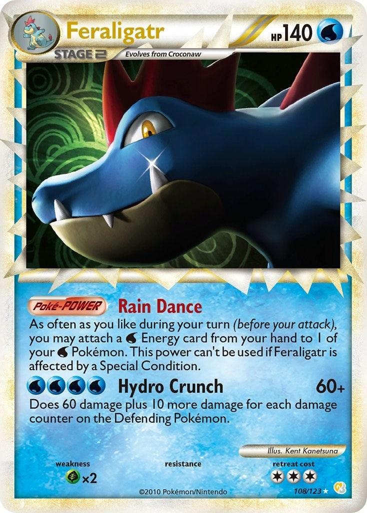 Image for Feraligatr (Prime) (108/123) [HeartGold SoulSilver] - Pokemon