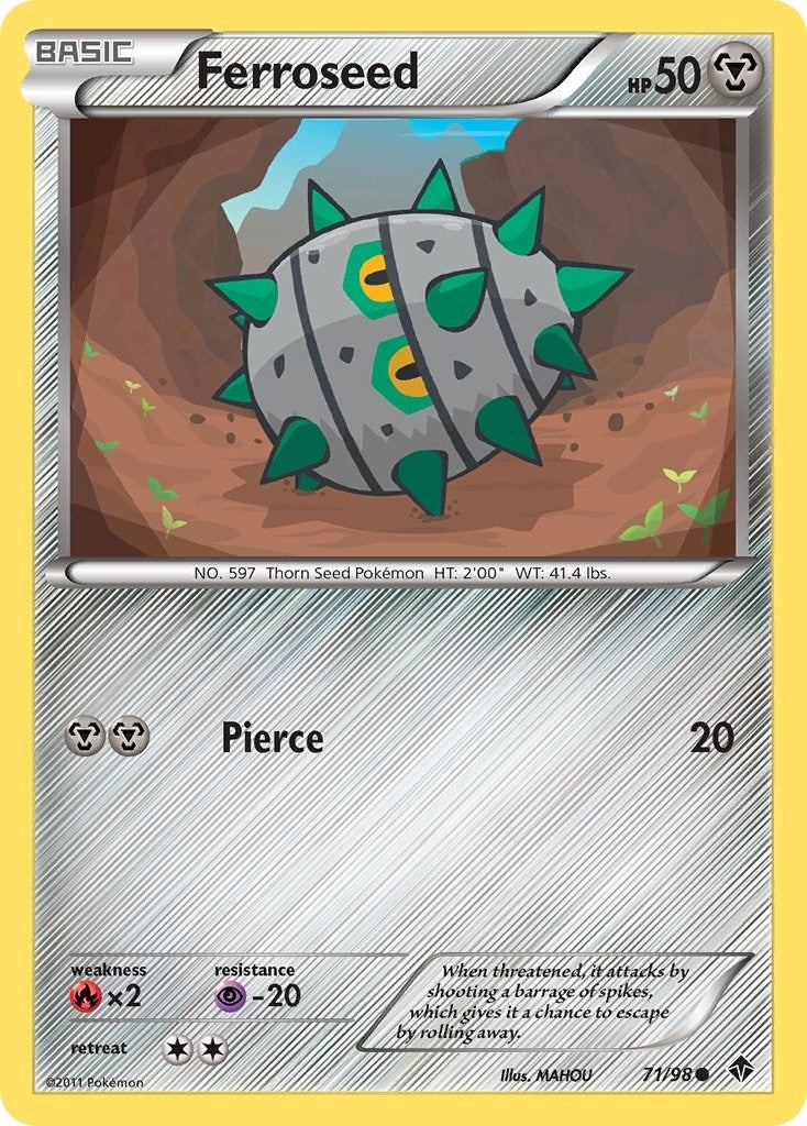 Image for Ferroseed (71) (71/98) [Emerging Powers] - Pokemon