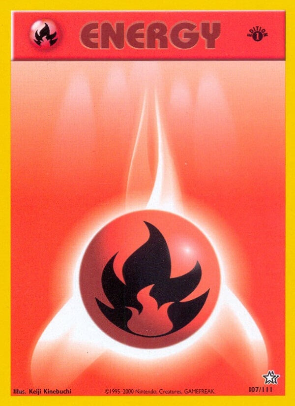 Image for Fire Energy (107/111) [Neo Genesis] - Pokemon