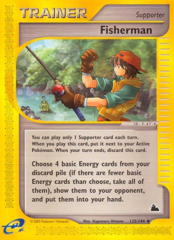 Image for Fisherman (125/144) [Skyridge] - Pokemon