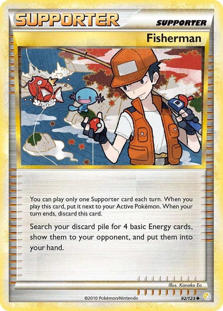 Image for Fisherman (92/123) [HeartGold SoulSilver] - Pokemon