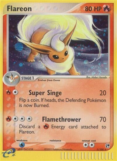 Image for Flareon (5/100) [Sandstorm] - Pokemon